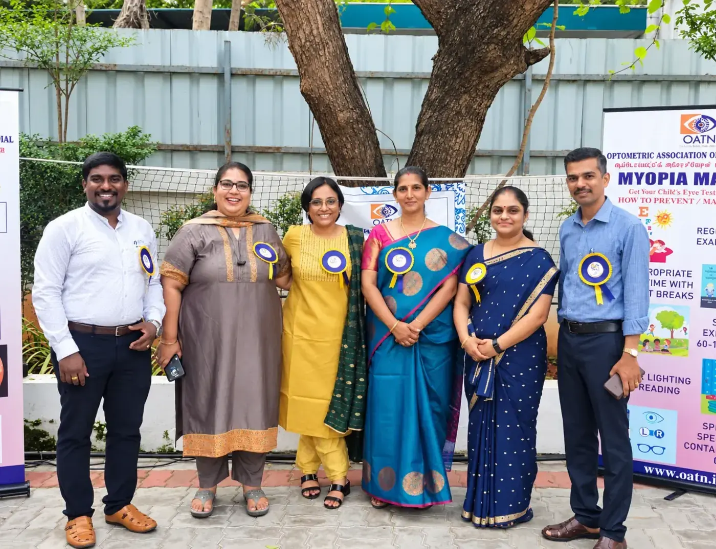 OATN myopia awareness event, group portrait
