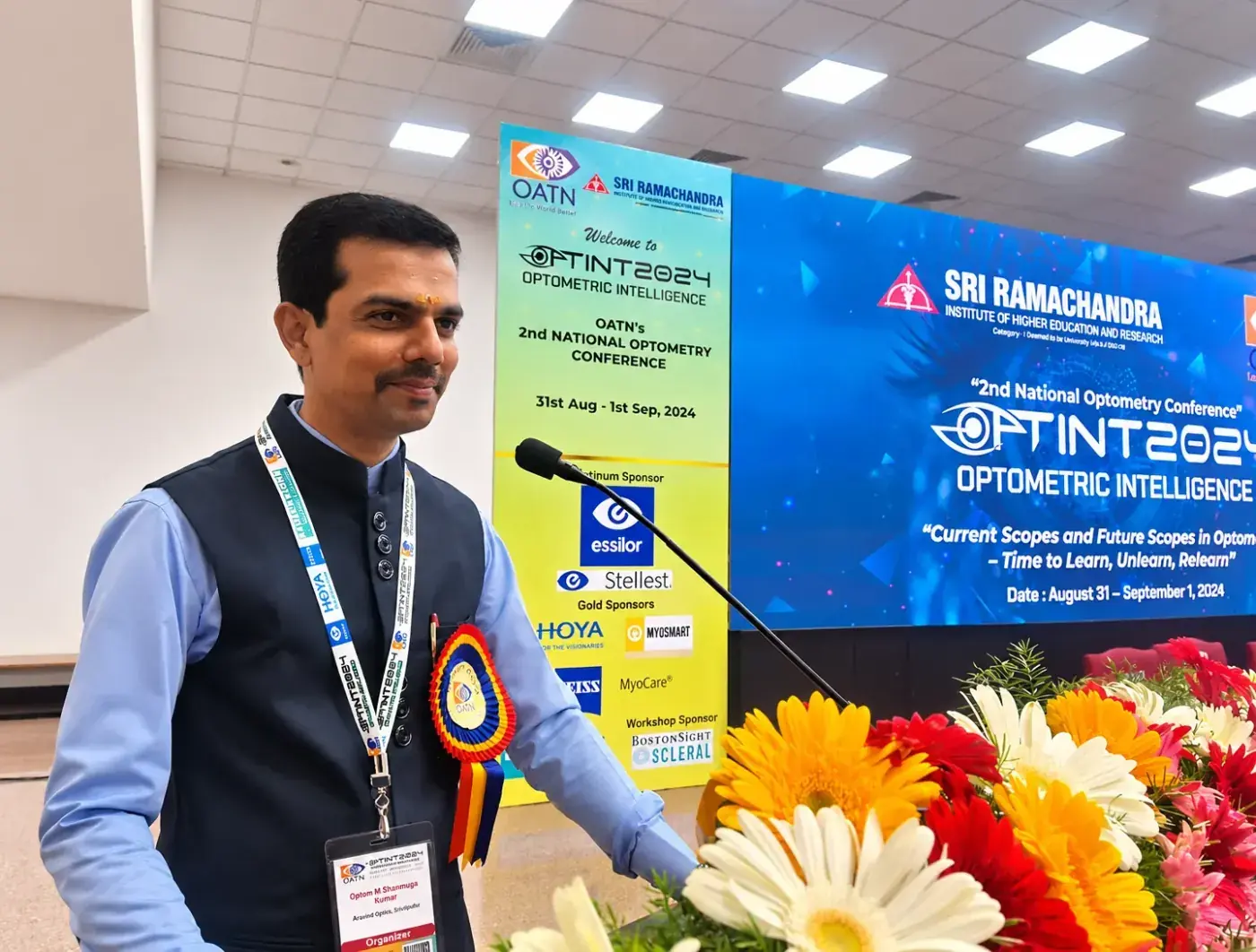 Speaking at OPTINT 2024, the 2nd National Optometry Conference