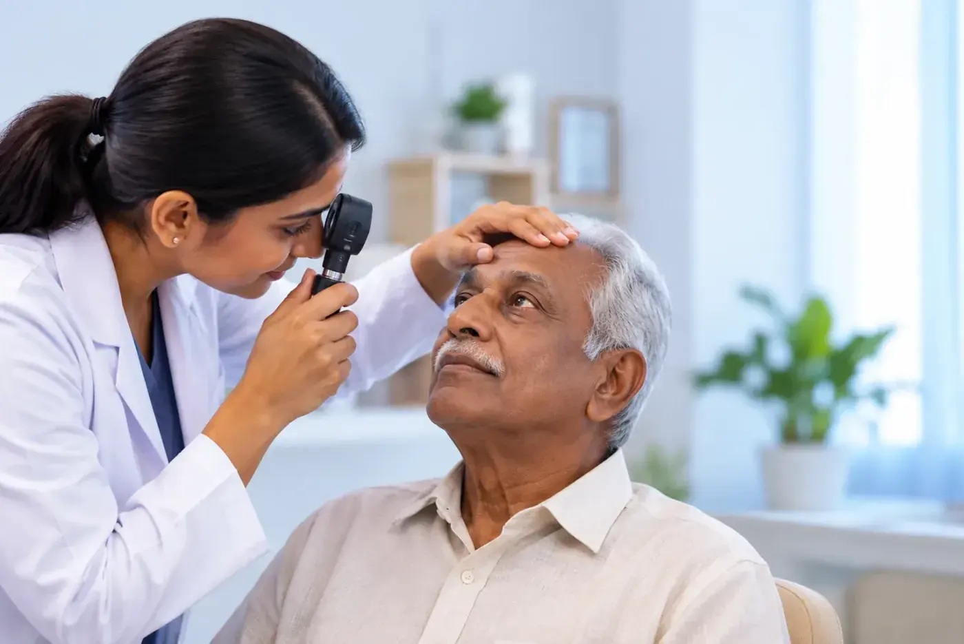 Eye examination in a home environment